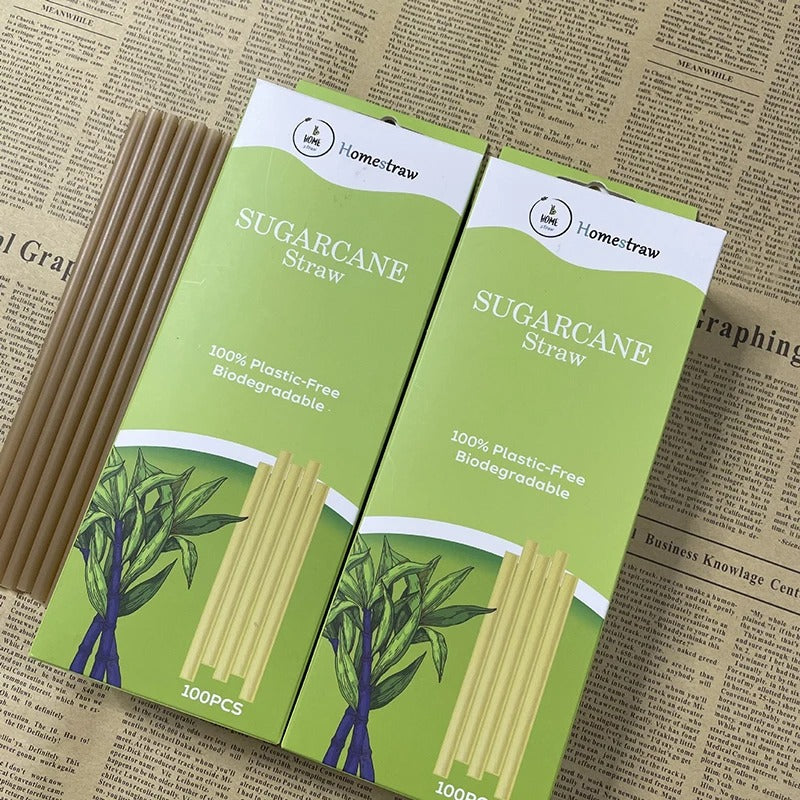 Biodegradable Eco-friendly Natural Sugarcane Straws