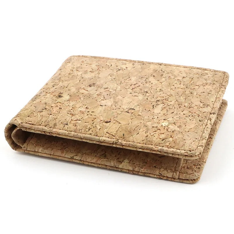 Natural Unisex Environmentally Friendly Cork Coin Purse Wallet