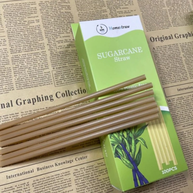 Biodegradable Eco-friendly Natural Sugarcane Straws