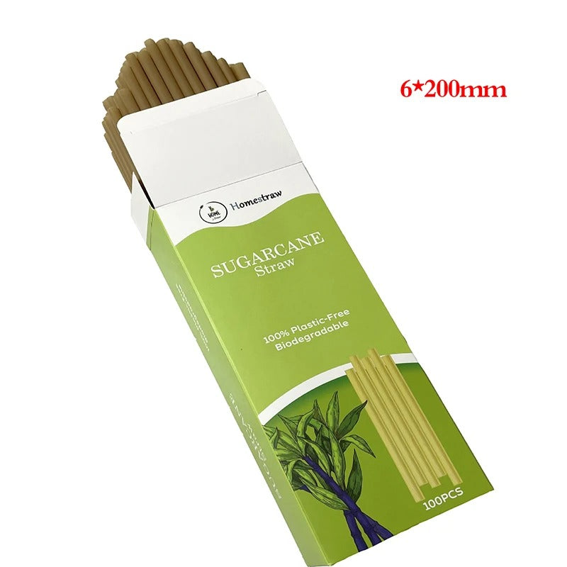 Biodegradable Eco-friendly Natural Sugarcane Straws