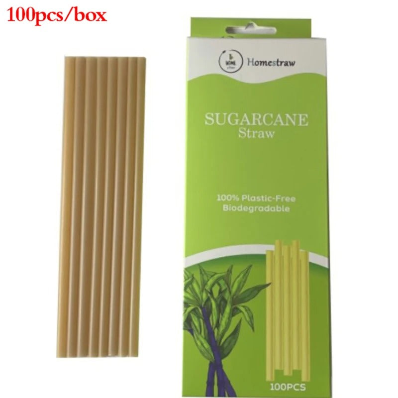 Biodegradable Eco-friendly Natural Sugarcane Straws